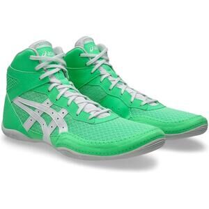 ASICS Mens Matflex 7 Wrestling Shoe US 12 EU 46 Green White GUC